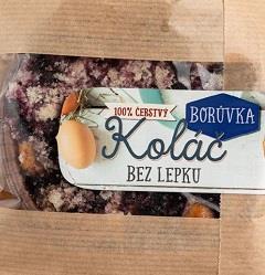 DP - Koláč malý s drobenkou 100g - borůvka