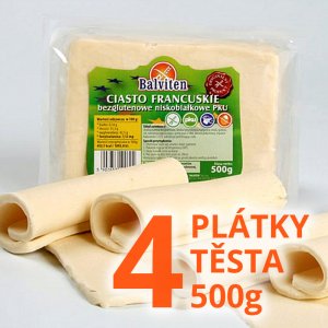 Listové těsto chlazené 500g - PKU a bez lepku (BV)