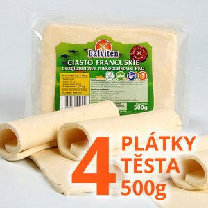 Listové těsto chlazené 500g - PKU a bez lepku (BV)