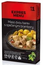 ExMenu Komplet Maso dvou barev s rýží 500g