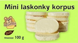 M - Mini laskonky korpus 100g - bez lepku