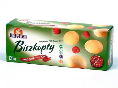 Piškoty PKU - kulaté 125g (BV)