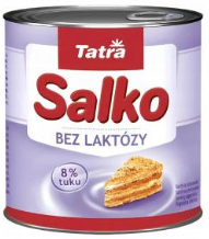 Bez laktózy - Salko zahuštěné slazené mléko 397g