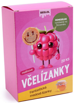 Lízátko beeLOL - MALINA 6g