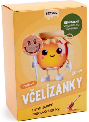 Lízátko beeLOL - MEDOVÉ originál 6g