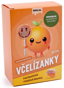 Lízátko beeLOL - POMERANČ 6g