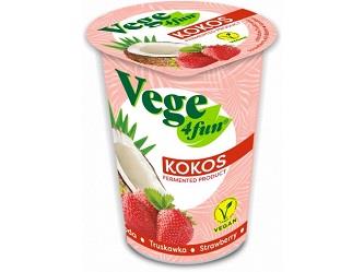 Vege4fun - Kokosový jogurt Jahoda 150g 