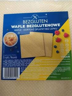 Wafle 140g PKU - oplatky hranaté (BG) 